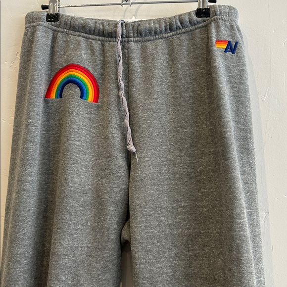 Aviator Nation Rainbow Embroidery Sweatpants - Picture 6 of 9